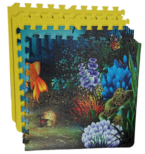 Barrier Reef Amazing Colours and Creatures Foam Jigsaw Yogga Mat